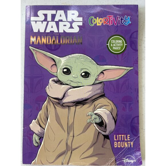 Star Wars Mandalorian Color Activity Book Set (7) Kids Educational Entertaining - Picture 3 of 8